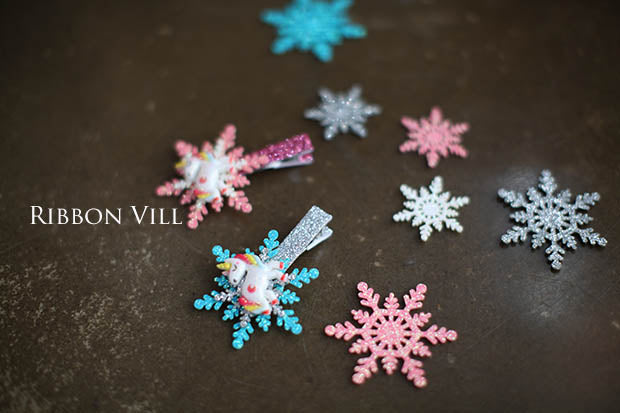 雪の花パーツ(4色、2種)