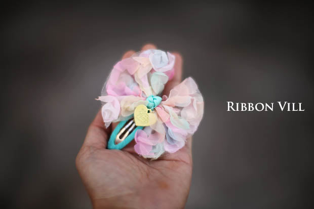 レインボーロランレースリボン(幅8cm)