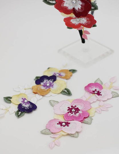 パステル刺繍２ (3色)
