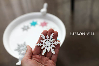 雪の花パーツ(4色、2種)